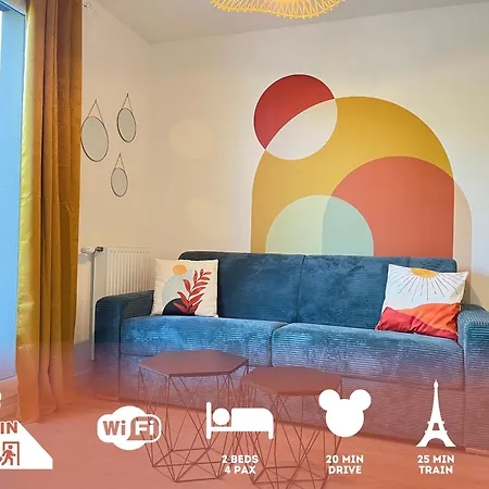 Apartment Le 24 Nautic, Douillet Bassin Olympique Disneyland & Paris Avec Parking Vaires-sur-Marne